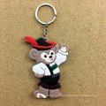 Duffy bear new friend rabbit soft rubber double-sided keychains PVC keyrings